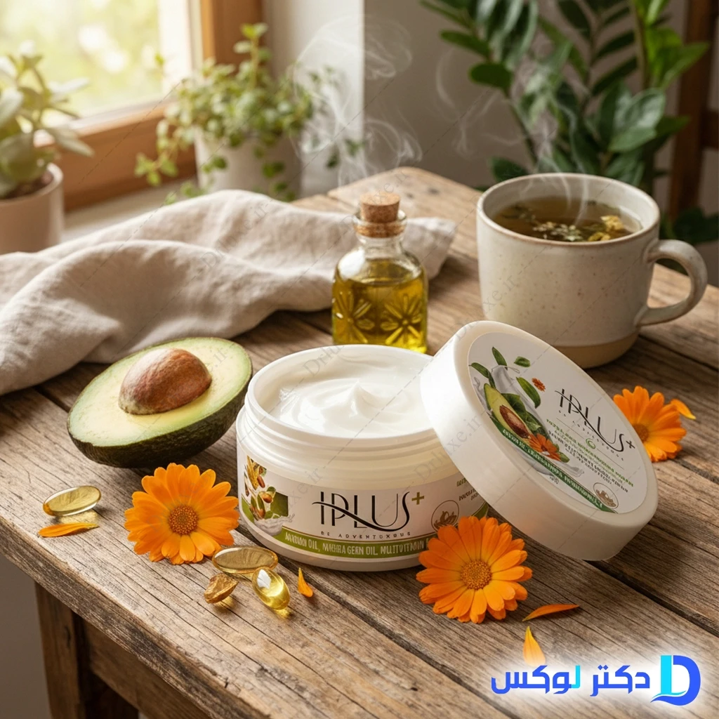 کرم مرطوب کننده روغن آووکادو و عصاره کالاندولا آی پلاس 200 گرم